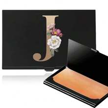 Card Box Card Case Aluminum Alloy Card Cases Men Metal Slim Gold Flower Letter Print Wallets Card Cover Card Holder Wallet Business Card Holder Credit Card Holder For Men Card Wallet - Black - View 9