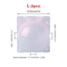 10pcs Transparent Visible Grafting Device, Plant Rooting Ball, Reusable And No-Damage High-Pressure Breeding Ball, Air-Layering Box For Quick Plant Breeding, Root Grafting Device Set - Transparent - View 14