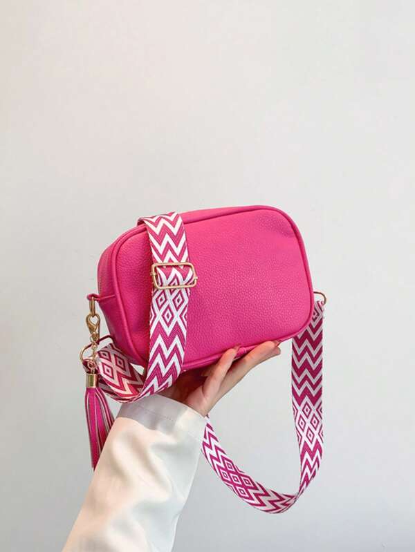 Yogodlns Neue Vintage-Kameratasche/Handytasche/Schultertasche mit PU-Leder für Damen, Mode Umhängetasche mit breitem Schultergurt für den täglichen Gebrauch