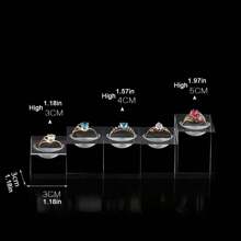 Acrylic Rings Display Stand For Ring Holder Jewellery Jewelry Organizer Stands Holders Set Case For Lady's Men's Rings Display - Multicolor - View 8