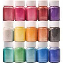 15-Farben Mica Pulver Pigment Set für Epoxidharz Farbstoff - feine, leichte und vielseitige Farben für DIY Handwerk und Schmuckherstellung