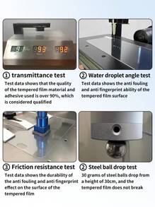 1pc High Definition High Aluminum Apple Back Tempered Glass Film, Suitable For All Models Including 14 6.1", 13, 13 Pro 6.1, 15, 15 Pro Max, 16, 16 Pro, 16 Pro Max, 17, 17 Pro, 17 Pro Max, AIR Compatible With IPhone - Clear - View 8