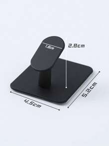 1pc Adhesive Towel Hooks, Stainless Steel Heavy Duty Towel Hanger Wall Hooks, Anti-Skid Waterproof, Ideal For Bathroom, Toilet, Kitchen, Adhesive Hook For Bathroom Towels Without Drilling