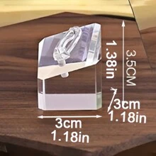 Acrylic Rings Display Stand For Ring Holder Jewellery Jewelry Organizer Stands Holders Set Case For Lady's Men's Rings Display - Multicolor - View 13