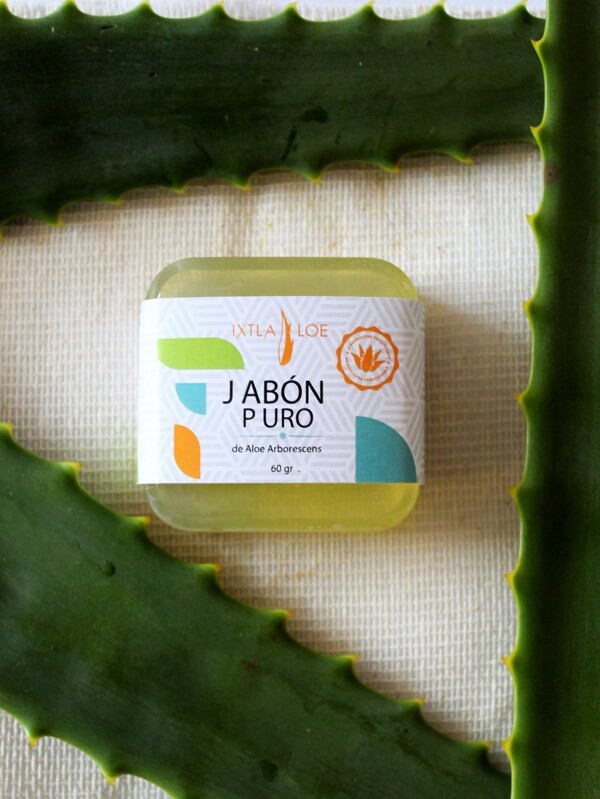 Jabón Puro de Aloe Vera 60g
