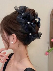 Pince à cheveux en maille multicouche en forme de papillon, pince à cheveux douce et de haute qualité, nouvelle pince à cheveux de style pour coiffures relevées de femmes, pince à cheveux, pinces à cheveux, pince à cheveux