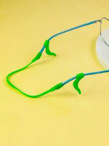 3pcs Silicone Anti-Slip Ear Hooks Adjustable Eyeglass Strings, Soft Eyewear Straps For Adults And Children, Eyeglasses Accessories Set