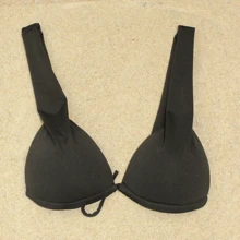 Women Bikini Tops - 黑色 - 查看 1