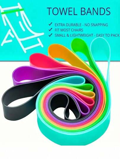 3 kẹp khăn tắm bằng silicon cho ghế bãi biển, dây đai điều chỉnh được cho ghế bãi biển, kẹp khăn tắm chống cát, phụ kiện cho ghế bãi biển và hồ bơi.