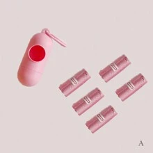 1pc Portable Baby Stroller Garbage Bag Holder With 5pcs Portable Plastic Bagsbaby Shower Family Decorations Gifts - Multicolor - View 4