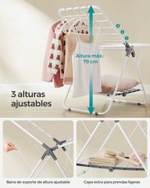 SONGMICS Drying Rack - White - View 2