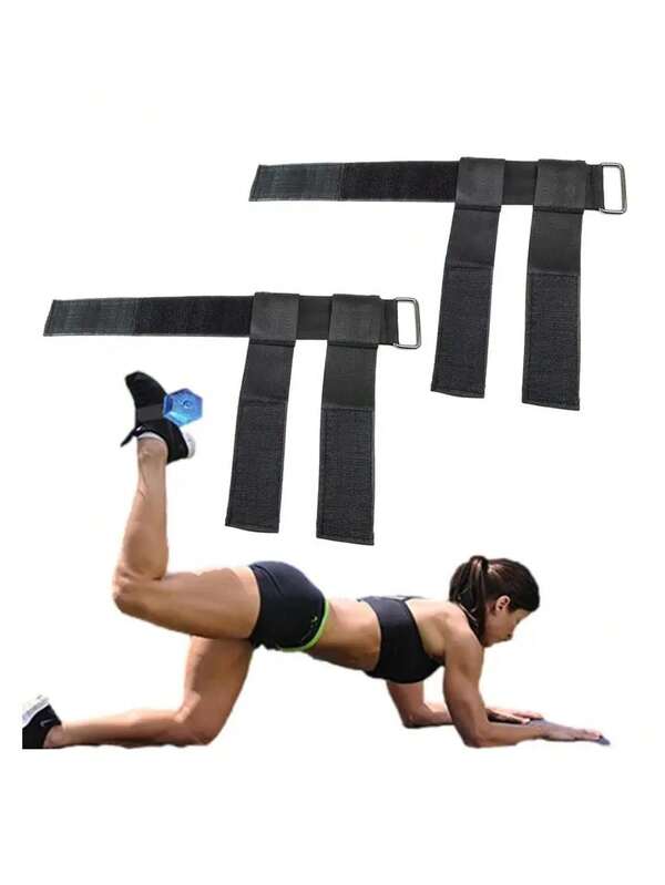 1pc Dumbbell Ankle Strap, Weightlifting Foot Strap, Shin Trainer. Leg Muscle Strengthening Training, Fitness Gym Home Exercise Equipment