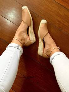 Women Platforms & Wedge Sandals - 乾枯玫瑰色 - 查看 4