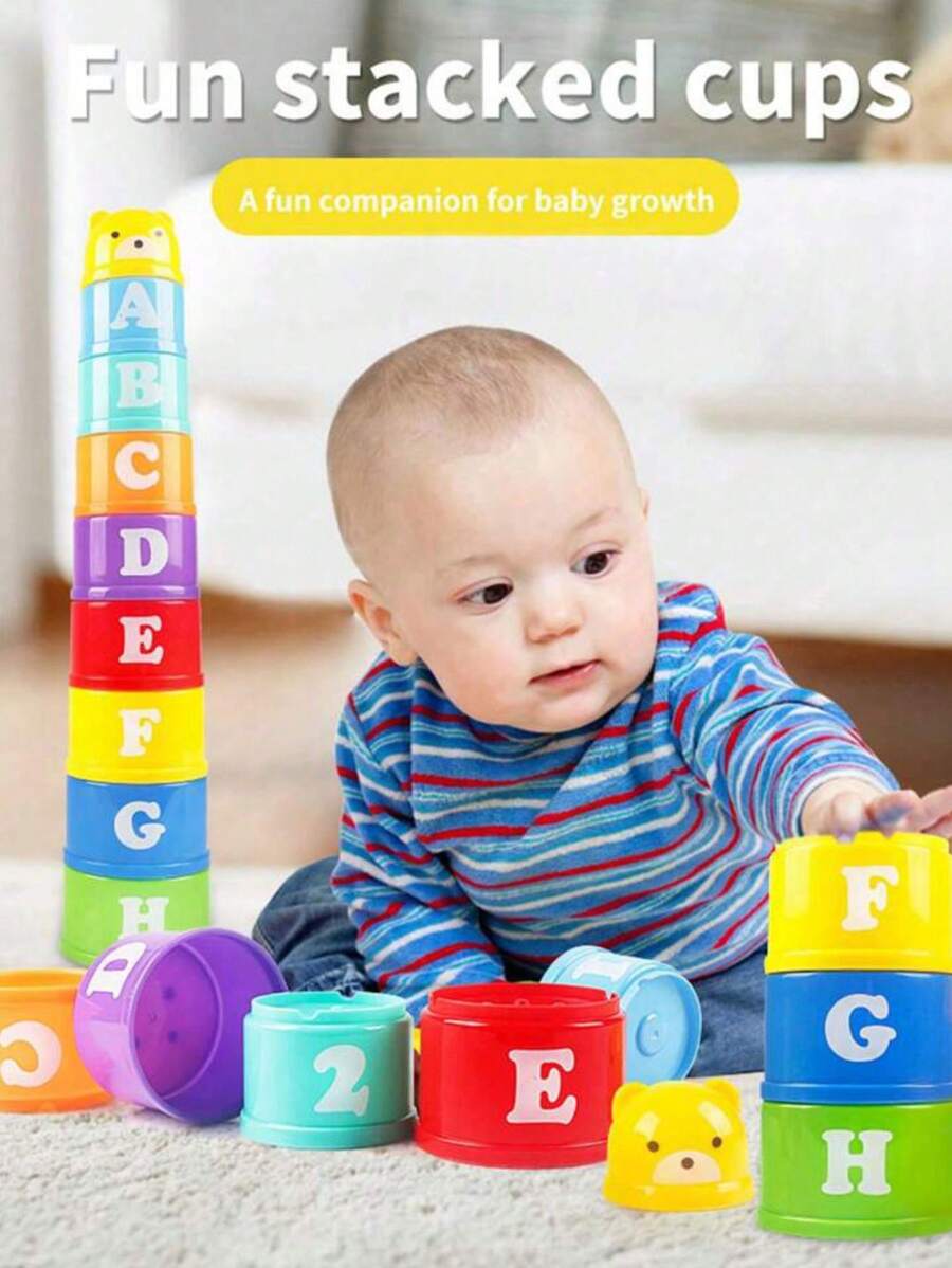 1pc Early Childhood Education Stacking Cup Stacking Music Set Cup