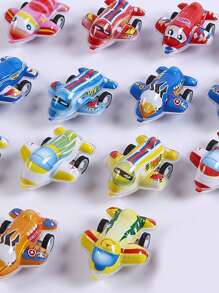 10/20/30pcs Mini Pull-Back Cars And Airplanes Come, With Cartoon Transparent Race Cars And Colorful Shells, Inertial Cars And Airplanes For Boys And Girls(Style Color Random)Kids Toys