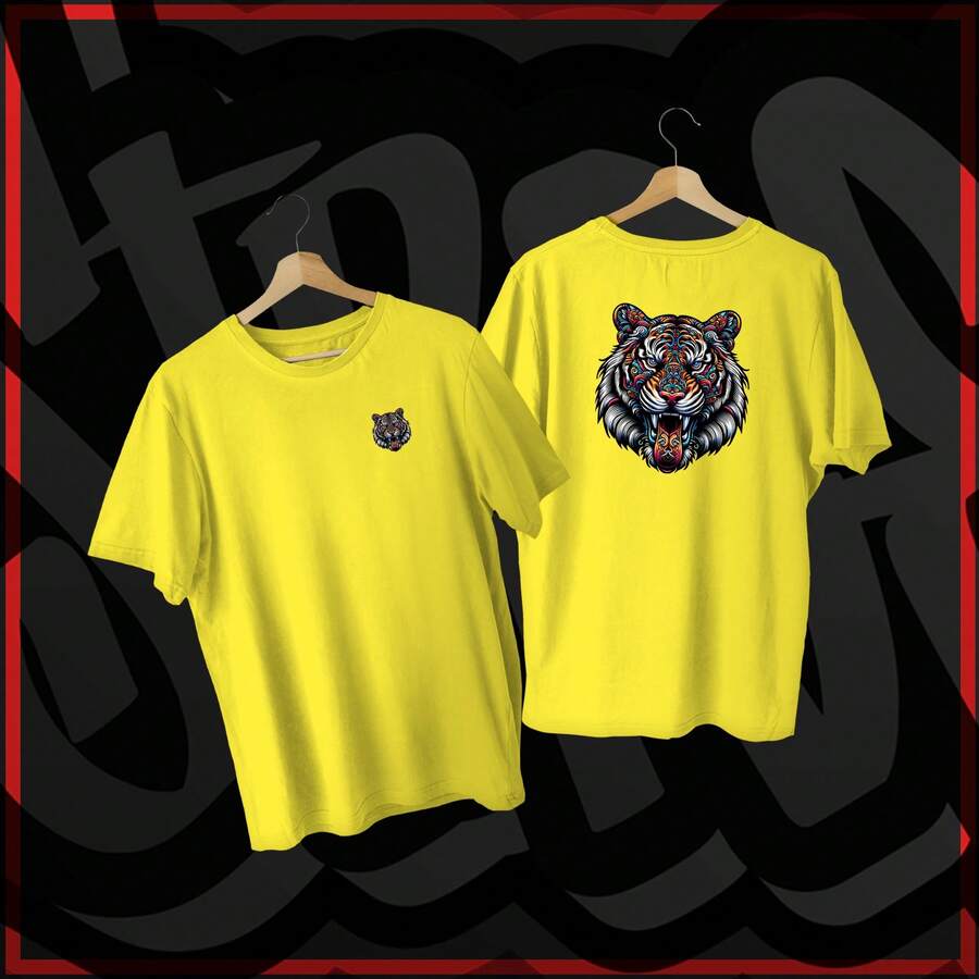 Men T-Shirts - Màu vàng - Xem 1