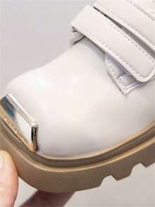 Korean Style Fashionable Flat Slip-Resistant Princess Shoes With Square Toe, British Style, Versatile For Campus Style Dresses - Beige - View 6