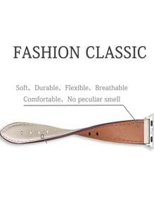 1 pièce Bracelet de montre Apple, bracelet de montre Apple élégant et à la mode abricot pour femmes avec boucle argentée, compatible avec les tailles de montre Apple de 38 mm/40 mm/41 mm/42 mm/44 mm/45 mm/49 mm. Compatible avec les bracelets de montre Apple Ultra 1/2/Se/9/8/7/6/5/4/3/2/1, accessoires de montre Apple