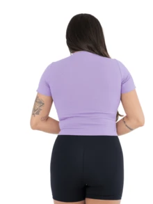 Women Blouses - 紫色 - 查看 2