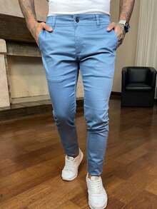 Men Pants - 淺藍色 - 查看 3