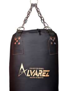 Sport Alvarez Costal Saco de Boxeo 100 cm con Cadena y argolla vacío duradero para entrenar Box, Kick Boxing, MMA, Muay Thai - Negro - Ver 3