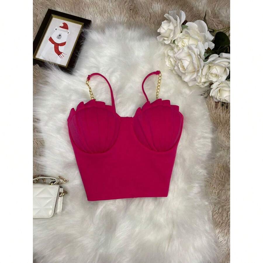 Women Tops - Hot Pink - View 1