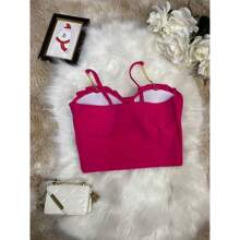 Women Tops - Hot Pink - View 4