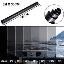 Dazone 300CM Uncut Roll Window Tint Film 15% VLT 20" X 10ft Feet For Car Home Office Glass Window UV Block Sunshade Tint Film Universal Privacy Security For Car Truck Auto- Any Size & Shade With Free Tools