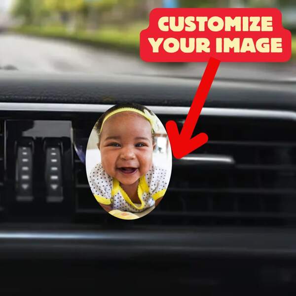 [Personalisierung, Fotos erforderlich] Kreative Auto-Ornamente, Klimaanlagenauslässe, Foto-Individualisierung, Auto-Foto-Ornamente, individualisierte Auto-Dekoration Ornamente, Hochzeitsfotos, Familienfotos, Abschlussfotos usw. [Einsätze nicht enthalten]
