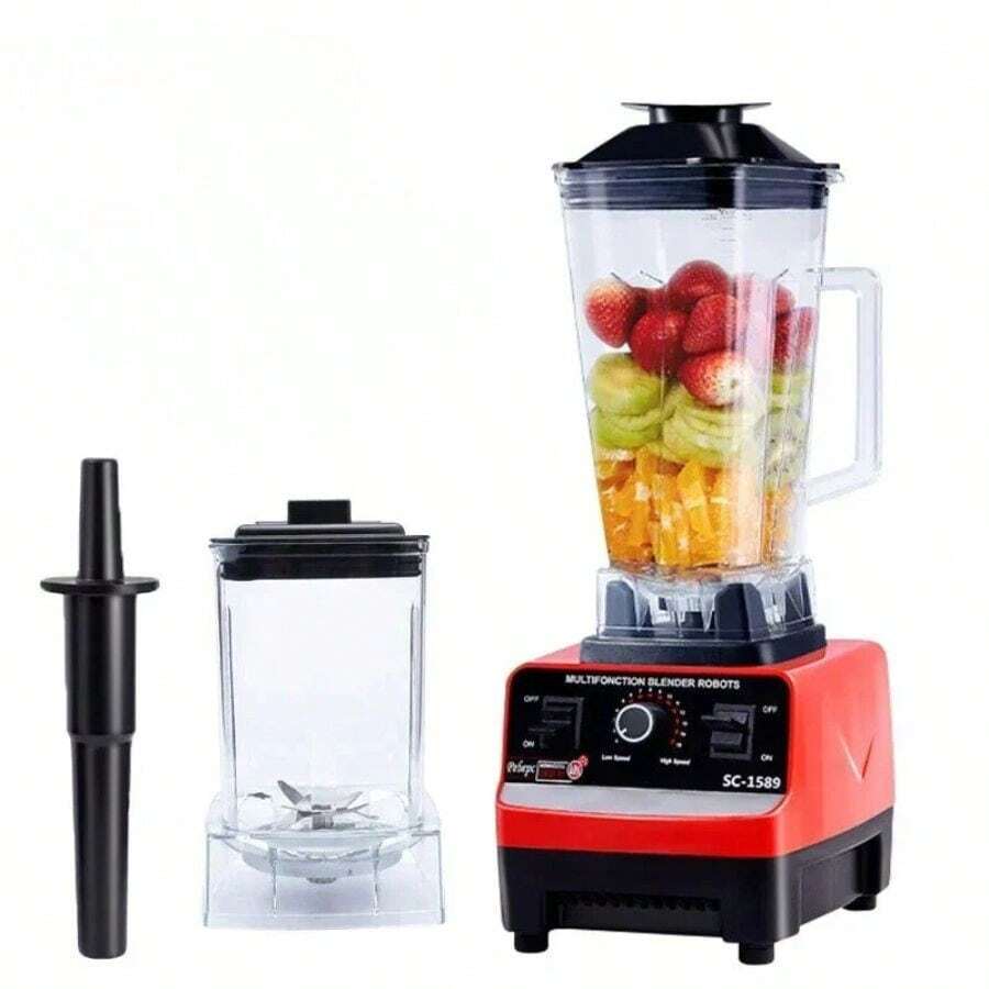 4500W Heavy Duty Commercial Blender Fruit Juicer Food Processor