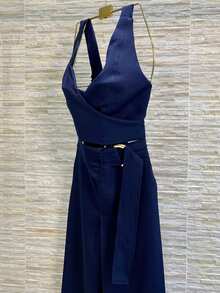 Women Two-Piece Outfits - 寶藍色 - 查看 3