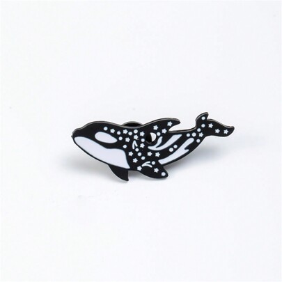 Cartoon Cute Dolphin Enamel Pin Custom Decorative Brooches Ornaments Lapel Bag Badges Jewelry Gifts Pin Pin For Clothes Bag Charm School Office Accessories Shirts Jacket Christmas Halloween Autumn-Winter Accessories,Suitable For Teens, Youth,Men,Casual, Outdoor, Athletic, Vacation, Graduation Gifts, Birthday, Daily Wear Clothes Pin Funny Teacher Gifts Men Gifts Bag Pins