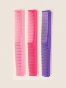 Hair Comb Double Sided Hair Styling Comb Portable Barber Salon Household Hairdressing Comb, Professional Hair Cutting Comb Double-Sided Haircut Brush Salon Barber Hairdressing Tools, Back To School, Travel Holiday Essentials, Hair Accessories For Women, Brushes, Hair Brush, Detangling Brush, Ball Brush, Mini Hair Brush Set, Wooden Comb, Hair Brush - Multicolor - View 14