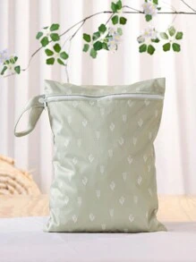 1PC Waterproof Washable Wet Bag For Travel, Stroller, Daycare, Baby Diapers, Yoga, Beach, Pool, Wet Toddler Swimsuits