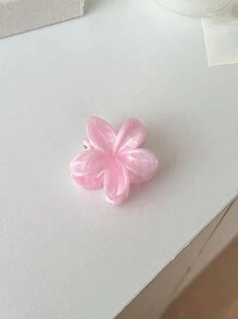 1pc Sweet & Lovely Girls Style Flower Claw Clip, Fine Hair Clips With Strong Hold, Suitable For Various Hairstyles, Hair Claw For Girls' Hair, Decorative Hair Accessories Hair Jaw Clip Hair Clamps Hair Clutch Hair Claw Clip Fall Winter For Vacation Outfits Woman