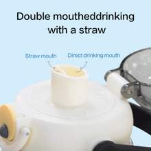 LocknLock 大容量吸管杯，女士吸管水瓶，Tritan 材质