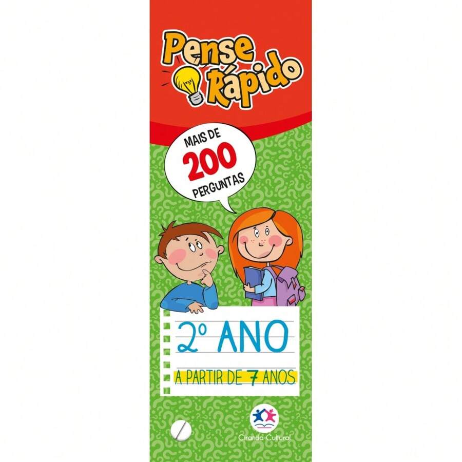 Livro Flash cards Pense rápido - 2º ano