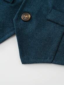 Set formal de toamnă pentru băiat tânăr 3 buc: cămașă cu mânecă lungă + vestă + pantaloni, costum de domni pentru petrecere și nuntă