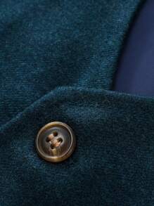 Set formal de toamnă pentru băiat tânăr 3 buc: cămașă cu mânecă lungă + vestă + pantaloni, costum de domni pentru petrecere și nuntă