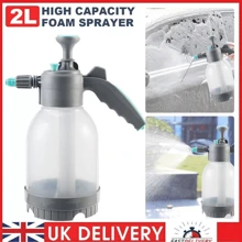 2L Handheld Pump Sprayer Hand Pneumatic Foam Cannon Snow Foam Car Wash Spray UK,Garden Tools, Gardening Tools For Garden - Beige - View 1