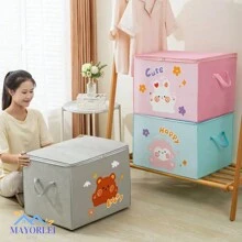 Foldable Storage Bags Dress Shorts Jeans Storage - Light Grey - View 6