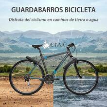 Salpicaderas Trasera Y Delantera Para Bicicleta Universal Guardabarros de bicicleta de montaña Ciclismo Freno delantero/trasero universal de protección contra salpicaduras del neumático llanta ala de la bici.Adopta una elegante textura 3D de fibra de carbono que hace que su bicicleta se vea más fresca y texturizada. Nuestros guardabarros extremadamente planos y flexibles se pueden meter en una mochila de viaje, muy fácil de llevar. - Dorado - Ver 3