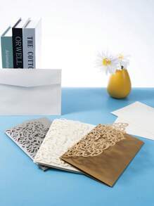 5/10 张镂空邀请卡，婚礼邀请函，欧式派对，生日，会议邀请函， - 彩色 - 查看 7