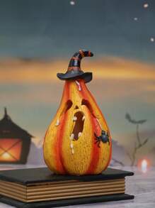 1pc Halloween Resin Pumpkin Hat Shaped Decoration For Party Scene Birthday