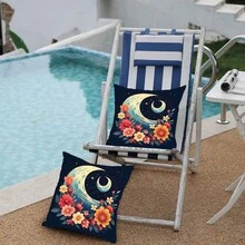 Conjunto de 2 piezas de funda de almohada de poliéster multicolor, para verano - Multicolor - Ver 2