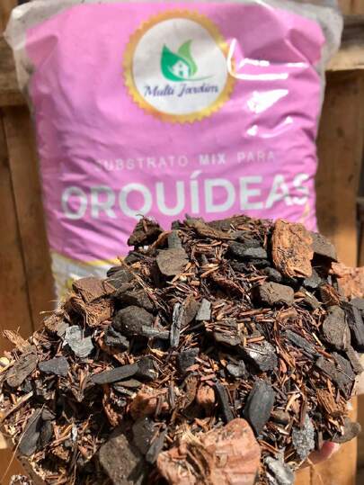 1kg = 5 Litros Substrato Mix Para Orquídeas Multi Jardim Premium com Agrocote 17-17-17 3M