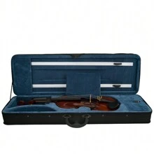 Violin Case Violin Case Case Box Violin Size 4/4 Oxford Fabric Shell And Flannel Inner Layer Adjustable Strap - màu đen - Xem 3