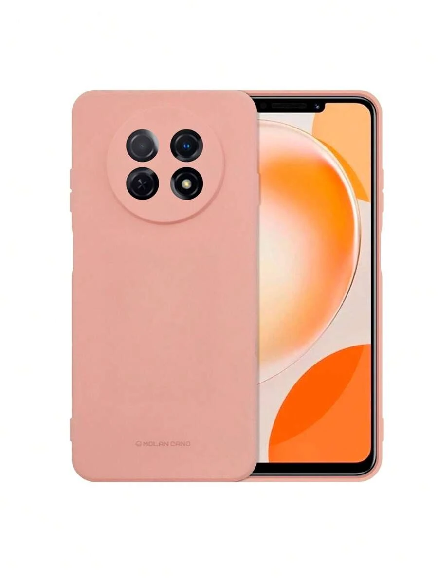 Funda De Silicon Suave Molan Cano Para Huawei Nova Y91 - Rosa - Ver 1