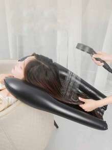 充气洗发枕、气泵（颜色随机）卧床病人、老人及孕妇便携式折叠洗脸盆及可折叠存放的洗发垫。 - 彩色 - 查看 2