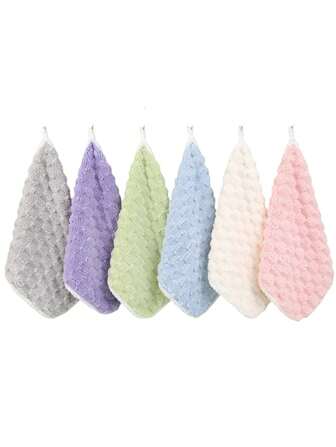 1 Luxurious Soft Towel - Super Absorbent Quick Dry Cleaning Face Towel -11.8 * 11.8 Inch Bathroom And Daily Multifunctional Household Face Towel - Basic Household Items